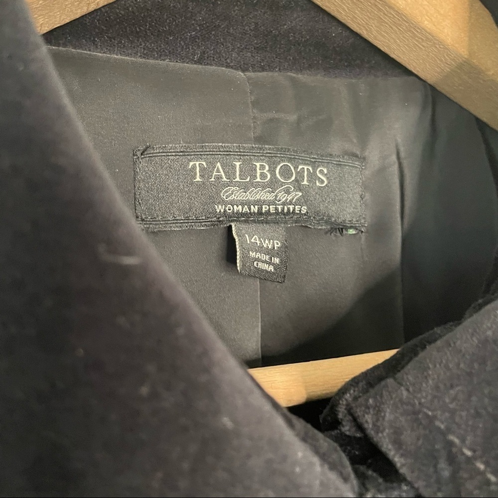 Talbots | Black Velvet Jacket - Picture 5 of 7